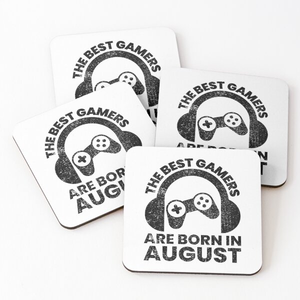 Item preview, The Best Gamers Are Born In August Gamer Birthday idea designed and sold by FNStuff.