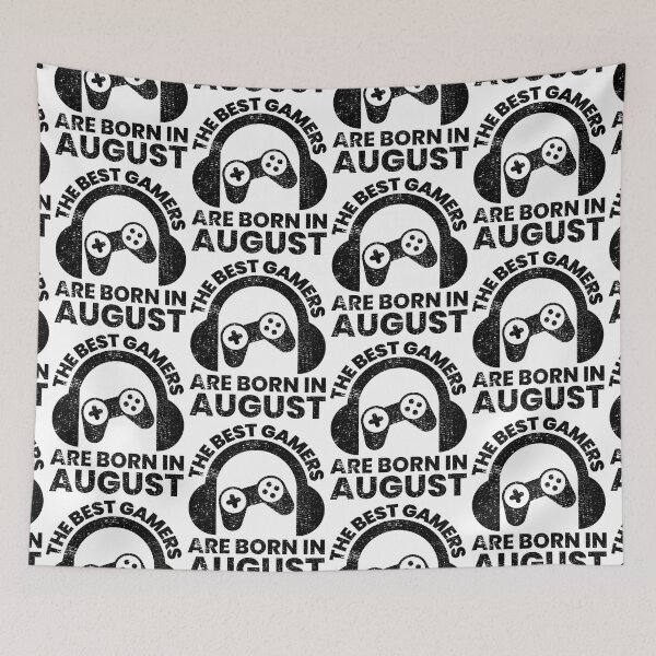 Item preview, The Best Gamers Are Born In August Gamer Birthday idea designed and sold by FNStuff.