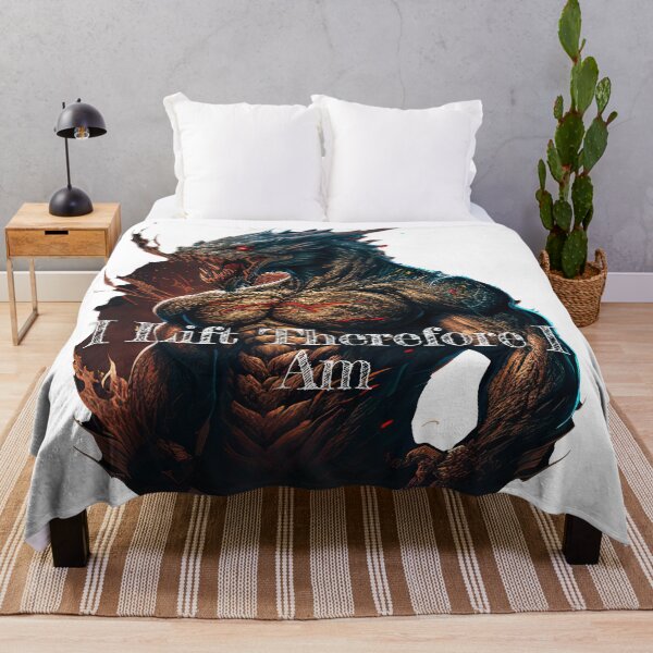 Item preview, I Lift Therefore I AmDesignBodybuilding Fitness Gym Workout Exercise Merch Print Design designed and sold by tengamerx.