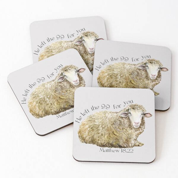 Item preview, He left the 99 to find you Matthew 18:22 designed and sold by agaveporridge.