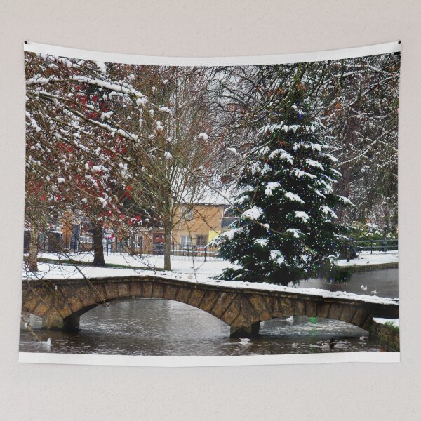 Item preview, Bourton on the Water Christmas Tree Cotswolds designed and sold by AndyEvansPhotos.