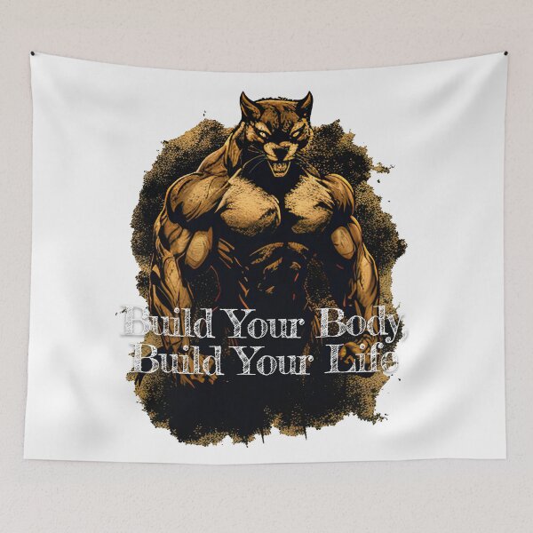 Item preview, Build Your Body, Build Your LifeDesignBodybuilding Fitness Gym Workout Exercise Merch Print Design designed and sold by tengamerx.