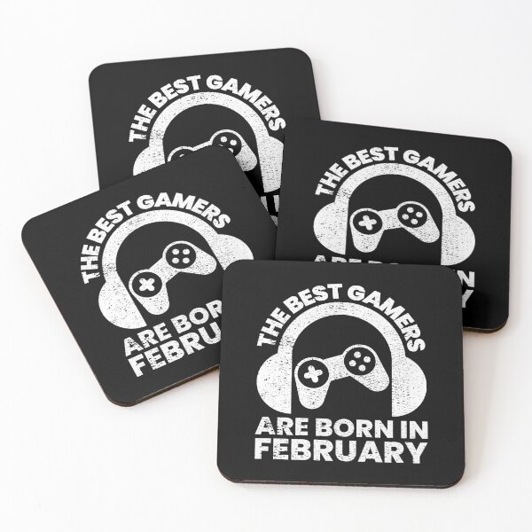 Item preview, The Best Gamers Are Born In February Gamer Birthday idea designed and sold by FNStuff.