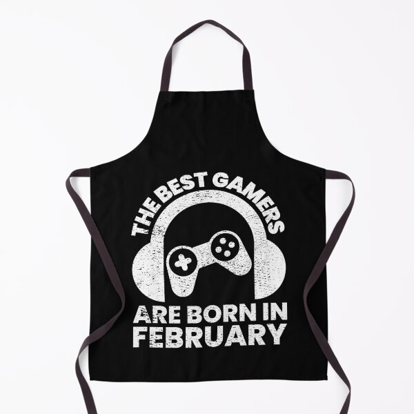 Item preview, The Best Gamers Are Born In February Gamer Birthday idea designed and sold by FNStuff.