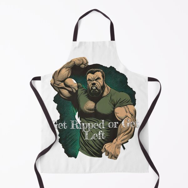 Item preview, Get Ripped or Get LeftDesignBodybuilding Fitness Gym Workout Exercise Merch Print Design designed and sold by tengamerx.