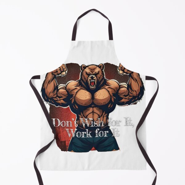 Item preview, Don't Wish for It, Work for ItDesignBodybuilding Fitness Gym Workout Exercise Merch Print Design designed and sold by tengamerx.