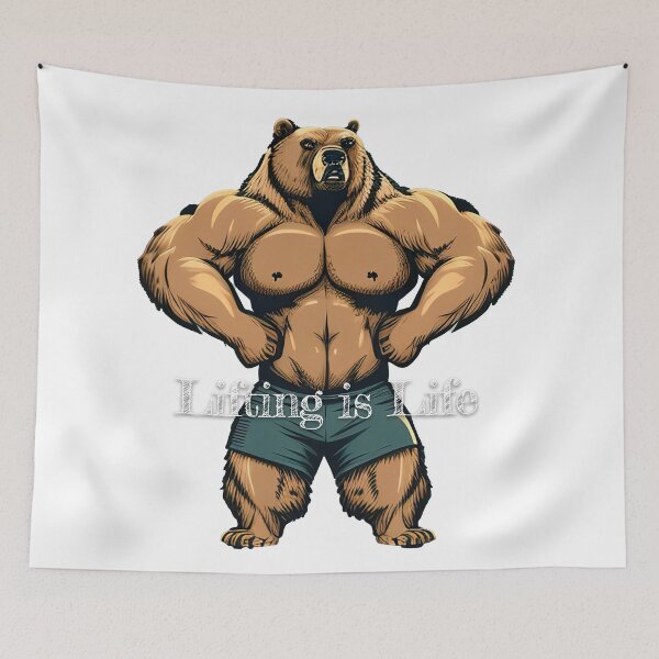 Item preview, Lifting is LifeDesignBodybuilding Fitness Gym Workout Exercise Merch Print Design designed and sold by tengamerx.