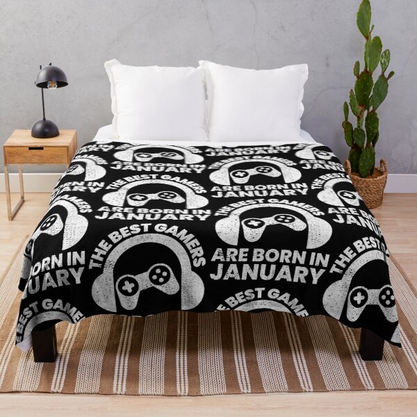 Item preview, The Best Gamers Are Born In January Gamer Birthday idea designed and sold by FNStuff.