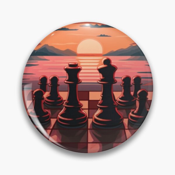 Item preview,  chess retro sunset, chess club, chess game, chess, chess lover, retro sunset, designed and sold by KesDesigns ⭐⭐⭐⭐⭐.
