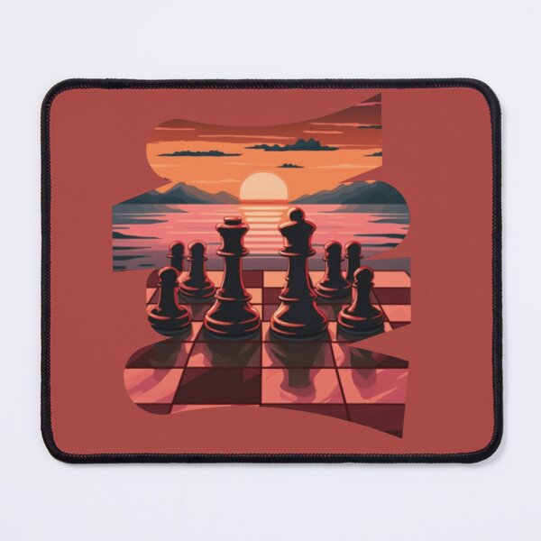 Item preview, chess retro sunset, chess club, chess game, chess, chess lover, retro sunset, designed and sold by KesDesigns ⭐⭐⭐⭐⭐.
