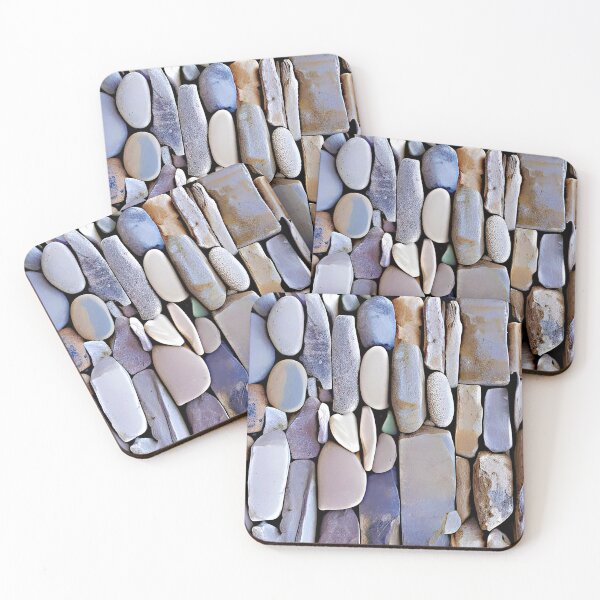 Item preview, A pattern of many colored and oblong, square and round stones designed and sold by Rostislav Bouda.