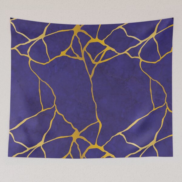 Item preview, Royal Blue Kintsugi  designed and sold by hellcom.