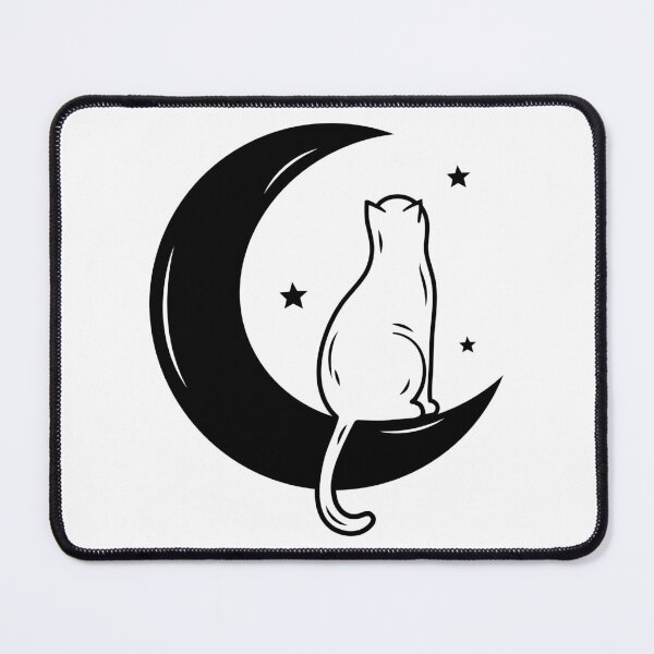 Item preview, Moon Cat designed and sold by purrestrial-co.