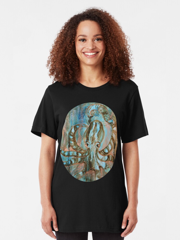 Alternate view of Gilded Creatures Slim Fit T-Shirt