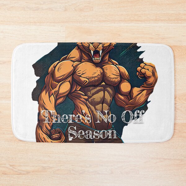 Item preview, There's No Off SeasonDesignBodybuilding Fitness Gym Workout Exercise Merch Print Design designed and sold by tengamerx.