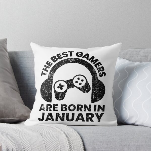 Item preview, The Best Gamers Are Born In January Gamer Birthday idea designed and sold by FNStuff.