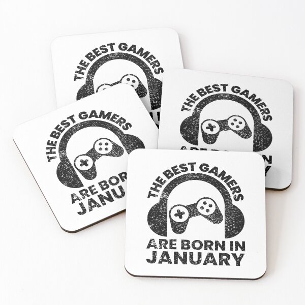 Item preview, The Best Gamers Are Born In January Gamer Birthday idea designed and sold by FNStuff.