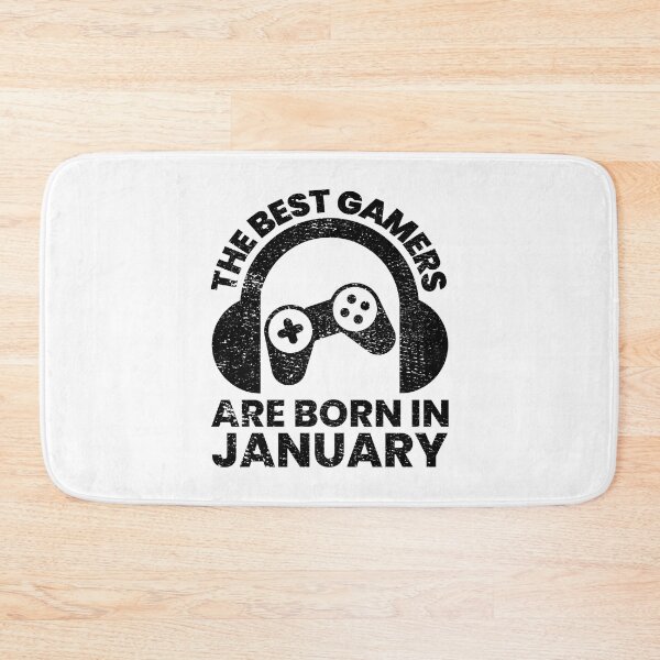 Item preview, The Best Gamers Are Born In January Gamer Birthday idea designed and sold by FNStuff.