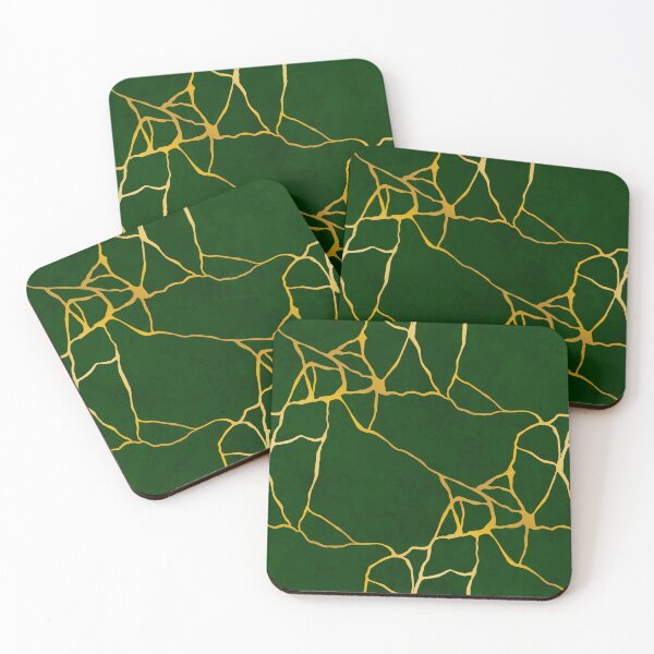 Item preview, Dark Green Kintsugi  designed and sold by hellcom.