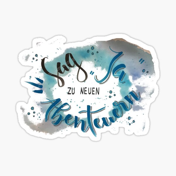 Item preview, Say yes to new adventures designed and sold by Iris Ludwig.