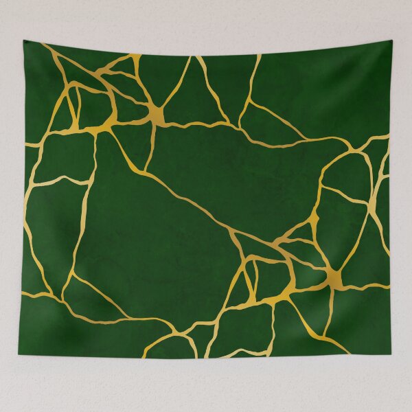 Item preview, Dark Green Kintsugi  designed and sold by hellcom.