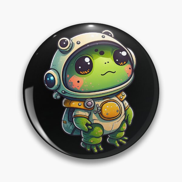 Item preview, Cute Space Frog designed and sold by ultra-cute.