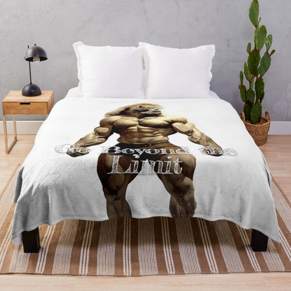 Aperçu de l'œuvre Go Beyond the LimitDesignBodybuilding Fitness Gym Workout Exercise Merch Print Design créée et vendue par tengamerx.