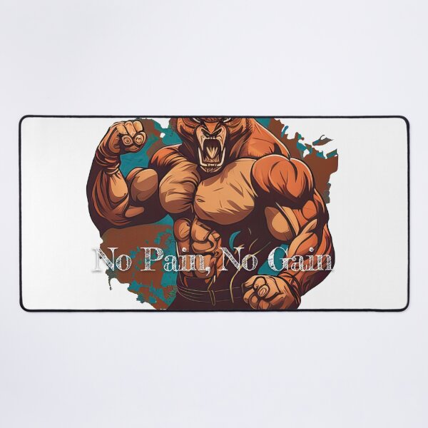 Item preview, No Pain, No GainDesignBodybuilding Fitness Gym Workout Exercise Merch Print Design designed and sold by tengamerx.