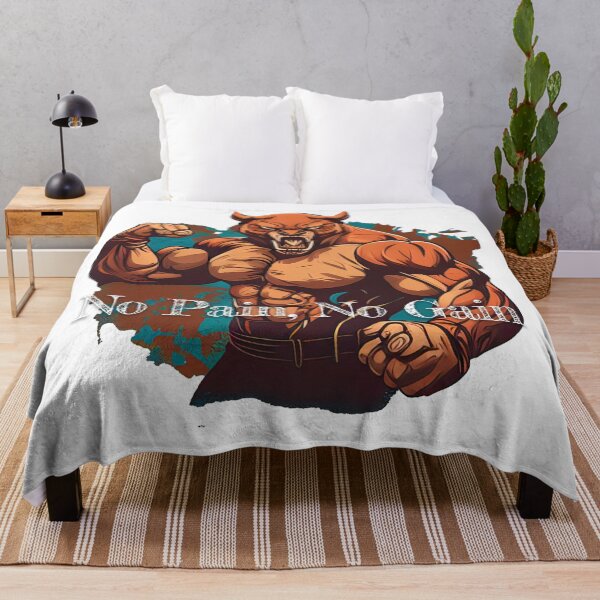 Item preview, No Pain, No GainDesignBodybuilding Fitness Gym Workout Exercise Merch Print Design designed and sold by tengamerx.