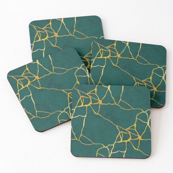 Item preview, Emerald Green Kintsugi  designed and sold by hellcom.