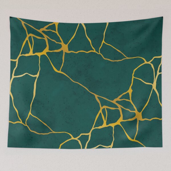 Item preview, Emerald Green Kintsugi  designed and sold by hellcom.