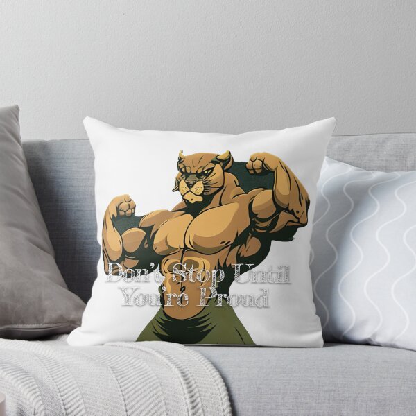 Item preview, Don't Stop Until You're ProudDesignBodybuilding Fitness Gym Workout Exercise Merch Print Design designed and sold by tengamerx.