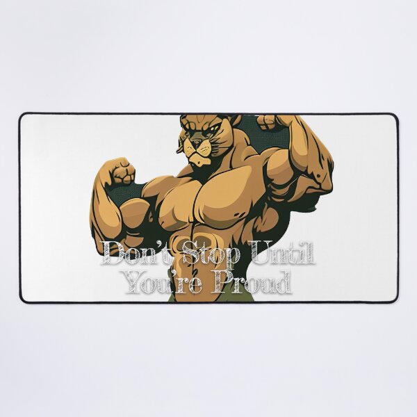 Item preview, Don't Stop Until You're ProudDesignBodybuilding Fitness Gym Workout Exercise Merch Print Design designed and sold by tengamerx.