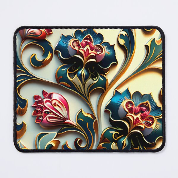 Item preview, Floral Pattern : Enamel Flowers designed and sold by MTJ-Mushrooms.
