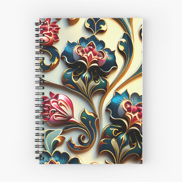 Item preview, Floral Pattern : Enamel Flowers designed and sold by MTJ-Mushrooms.