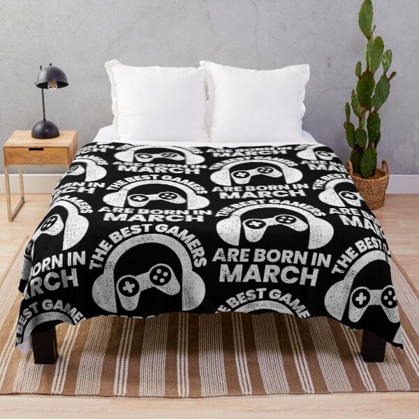Item preview, The Best Gamers Are Born In March Gamer Birthday idea designed and sold by FNStuff.