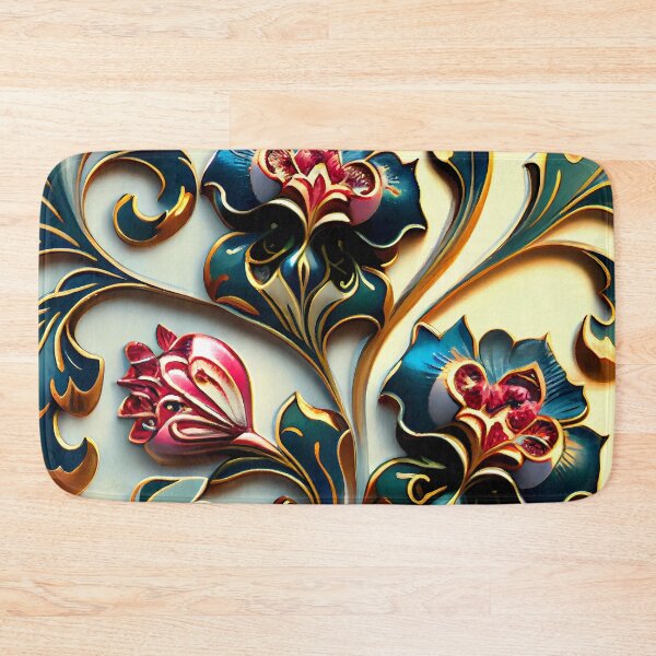 Item preview, Floral Pattern : Enamel Flowers designed and sold by MTJ-Mushrooms.