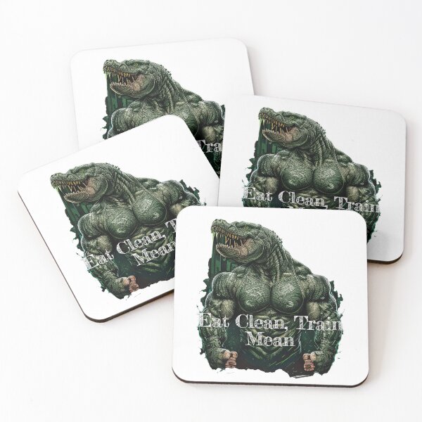 Item preview, Eat Clean, Train MeanDesignBodybuilding Fitness Gym Workout Exercise Merch Print Design designed and sold by tengamerx.