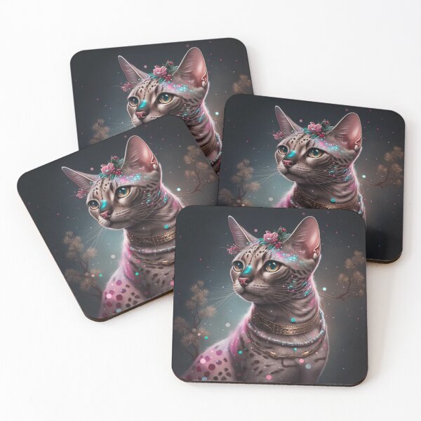Aperçu de l'œuvre Chat Bengal lumineux créée et vendue par Nocturne Paws.