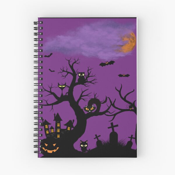 Item preview, Halloween Season Creepy Cute Black Cats Pattern designed and sold by SoccaTamam.