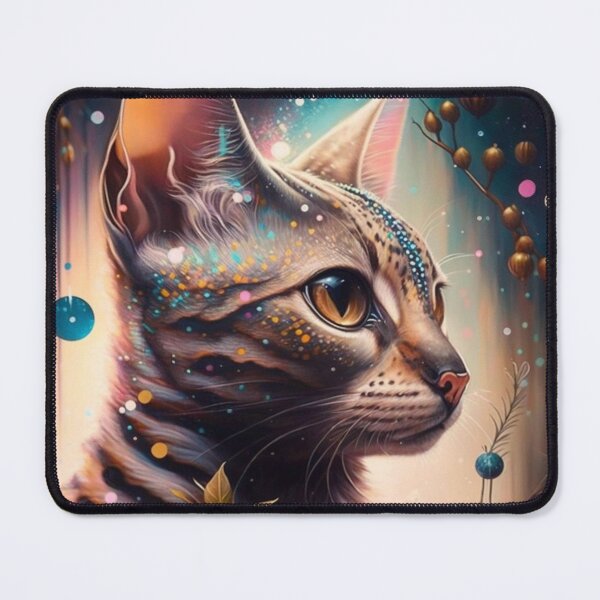 Item preview, Bengal Cat In Magical World designed and sold by Nocturne Paws.