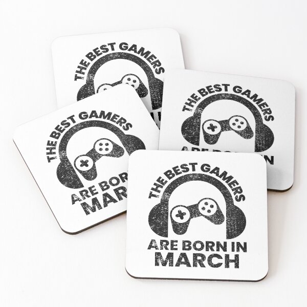 Item preview, The Best Gamers Are Born In March Gamer Birthday idea designed and sold by FNStuff.