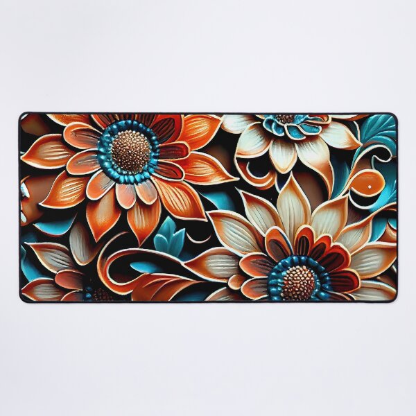 Item preview, Floral Pattern : Enamel Flowers designed and sold by MTJ-Mushrooms.