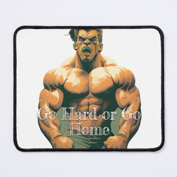 Item preview, Go Hard or Go HomeDesignBodybuilding Fitness Gym Workout Exercise Merch Print Design designed and sold by tengamerx.