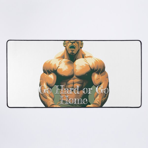 Item preview, Go Hard or Go HomeDesignBodybuilding Fitness Gym Workout Exercise Merch Print Design designed and sold by tengamerx.