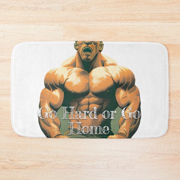 Item preview, Go Hard or Go HomeDesignBodybuilding Fitness Gym Workout Exercise Merch Print Design designed and sold by tengamerx.