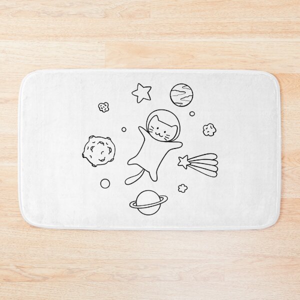 Item preview, Happy Cat In Space designed and sold by purrestrial-co.