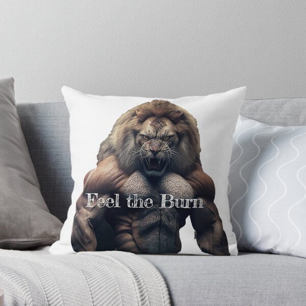 Item preview, Feel the BurnDesignBodybuilding Fitness Gym Workout Exercise Merch Print Design designed and sold by tengamerx.