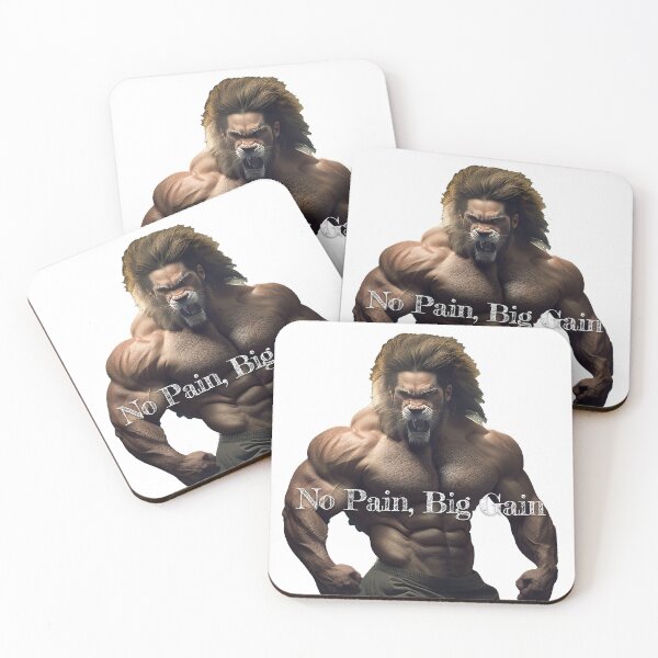 Artikelvorschau, No Pain, Big GainDesignBodybuilding Fitness Gym Workout Exercise Merch Print Design entworfen und verkauft von tengamerx.