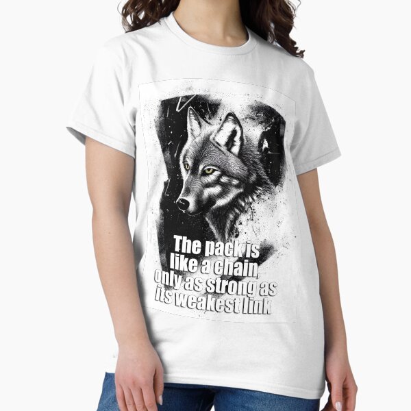 Vista previa del artículo con la obra «The pack is chain», diseñado y vendido por ViktorVigo.